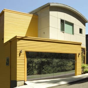 home with a wayne-dalton 8450, modern style, luminous residential garage door
