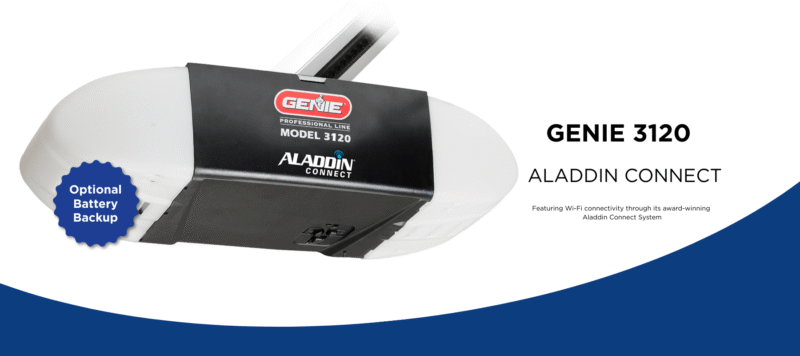 Genie Model 3120 with Aladdin Connect Wifi connectivity