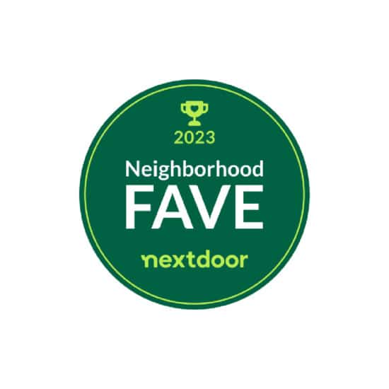 nextdoor Neighborhood Favorite award badge
