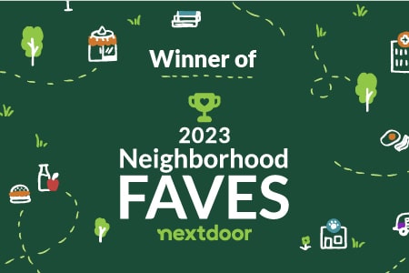 nextdoor 2023 Neighborhood Favorite award banner