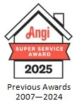 Home 2025 Angi Super Service Award logo Previous Awards